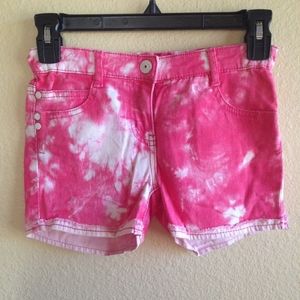 Palomino - Flavorful Hot Pink Tie Dye Shorts